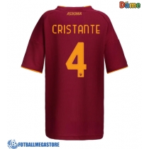 Fotballdrakt Dame AS Roma Bryan Cristante #4 Hjemmedrakt 2025-26 Kortermet